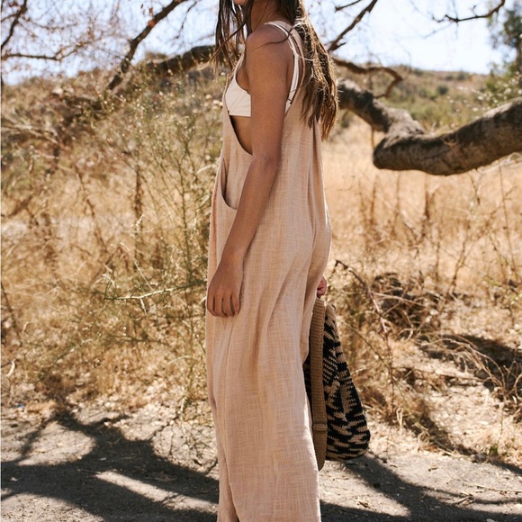 Free people sun drenched overalls - Picture 2 of 7